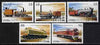 Cuba 1977 Locomotives complete perf set of 5 cto used*