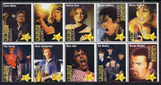 Moldova 1998 Pop Stars complete unmounted mint set of 10 values