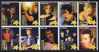 Moldova 1998 Pop Stars complete unmounted mint set of 10 values