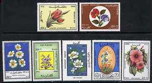 Afghanistan 1988 Flowers complete set of 7 values unmounted mint, SG 1189-95*