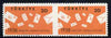 Turkey 1958 International Correspondence Week unmounted mint pair imperf between, SG 1832var