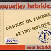 Booklet - New Hebrides - French 1980 Island Maps 200f booklet complete and very fine, SG FSB1