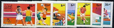 Guinea - Bissau 1984 Los Angeles Olympic Games,(2nd Issues) perf set of 7 unmounted mint, SG 843-49, Mi 765-71*