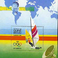 Guinea - Bissau 1984 Los Angeles Olympic Games,(2nd Issues) perf m/sheet (Wind surfing) unmounted mint SG MS 850, Mi BL 260