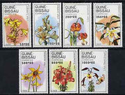 Guinea - Bissau 1989 Lilies set of 7 unmounted mint, SG 1127-33, Mi 1049-55*