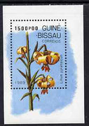 Guinea - Bissau 1989 Lilies m/sheet unmounted mint, SG MS 1134, Mi BL 278