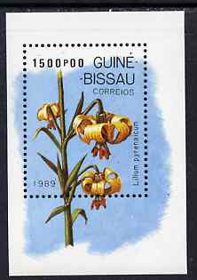 Guinea - Bissau 1989 Lilies m/sheet unmounted mint, SG MS 1134, Mi BL 278