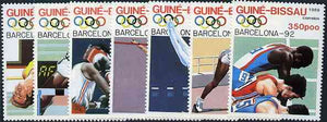 Guinea - Bissau 1989 Barcelona Olympic Games,(1st Issues) set of 7 unmounted mint, SG 1119-25, Mi 1041-47*
