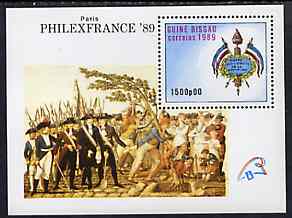 Guinea - Bissau 1989 PhilexFrance '89 Stamp Exhibition (Paintings) m/sheet unmounted mint, SG MS 1142, Mi BL 279