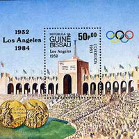 Guinea - Bissau 1983 Los Angeles Olympic Games,(1st Issues) m/sheet (Stadium) unmounted mint SG MS 774, Mi BL252