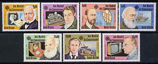 Guinea - Bissau 1983 World Communications Year set of 7 unmounted mint, SG 776-82, Mi 699-705*