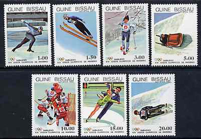 Guinea - Bissau 1983 Sarajevo Winter Olympic Games set of 7 unmounted mint, SG 786-92, Mi 709-15*