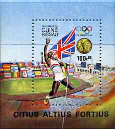 Guinea - Bissau 1983 Los Angeles Olympic Games,Gold Medallists m/sheet unmounted mint, SG MS 903, Mi BL 261