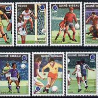 Guinea - Bissau 1988 Essen '88 Stamp Fair & European Football Championships, unmounted mint set of 7, SG 1021-27, Mi 943-49*