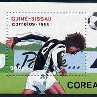 Guinea - Bissau 1988 Seoul Olympic Games unmounted mint m/sheet (Football) SG MS 1020, Mi BL 271