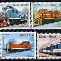 Guinea - Bissau 1989 Trains, perf set of 7 unmounted mint, SG 1111-17, Mi 1033-39*