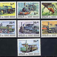 Guinea - Bissau 1984 Locomotives, perf set of 7 unmounted mint, SG 904-10, Mi 826-32*