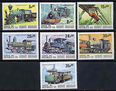Guinea - Bissau 1984 Locomotives, perf set of 7 unmounted mint, SG 904-10, Mi 826-32*