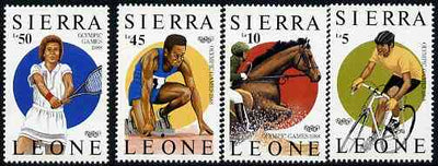 Sierra Leone 1987 Seoul Olympic Games (1st Issue) set of 4 unmounted mint, SG 1043-46*
