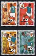 Sierra Leone 1982 Football World Cup set of 4 unmounted mint, SG 702-05