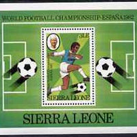 Sierra Leone 1982 Football World Cup m/sheet unmounted mint, SG MS 706