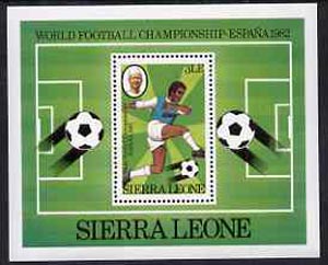 Sierra Leone 1982 Football World Cup m/sheet unmounted mint, SG MS 706