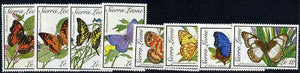 Sierra Leone 1989 Butterflies unmounted mint set of 8, SG 1312-19*