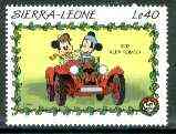 Sierra Leone 1989 Christmas - Disney Characters & Cars set of 8 unmounted mint, SG 1362-69*