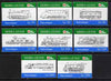 Sierra Leone 1991 Phila Nippon '91 Stamp Exhibition - Japanese Trains unmounted mint set of 8, SG 1604-11*