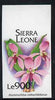 Sierra Leone 1994 Orchids 900L (Ancistrochilus rothschildianus) unmounted mint imperf marginal, SG 2166var