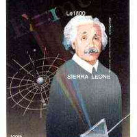 Sierra Leone 1995 Nobel Prize Winners IMPERF m/sheet (Albert Einstein) unmounted mint, as SG MS 2436