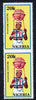 Nigeria 1989 Traditional Costumes 20k (Fulfulde Costume) unmounted mint pair imperf between SG 583