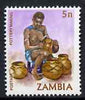 Zambia 1981 Pottery Making 5n from definitive set of 15 unmounted mint, SG 339*
