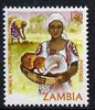 Zambia 1981 Mushroom Picking 12n from definitive set unmounted mint, SG 342*