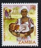 Zambia 1981 Mushroom Picking 12n from definitive set unmounted mint, SG 342*