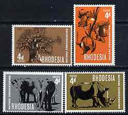 Rhodesia 1967 Nature Conservation set of 4 unmounted mint, SG 418-21*