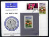 Nigeria 1980 African Cup of Nations Football imperf stamp-sized machine proof of 30k value (Footballer) mounted on small grey card endorsed 'Approval', a superb exhibition item almost certainly UNIQUE (plus First Day Cover showing issued stamps)