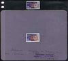 Nigeria 1990 Pottery imperf stamp-sized machine proof of 25k value mounted on grey card as submitted for approval, endorsed 'Approved subject to making the pots darker' signed and handstamped by the Postmaster General, a superb ex……Details Below