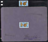 Nigeria 1990 Pottery imperf stamp-sized machine proof of 30k value mounted on grey card as submitted for approval, endorsed 'Approved' signed and handstamped by the Postmaster General, a superb exhibition item almost certainly UNI……Details Below