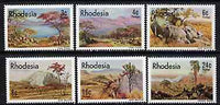 Rhodesia 1977 Landscape Paintings set of 6 unmounted mint, SG 543-48*