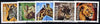 Rhodesia 1978 Animals set of 5 from def set very fine cds used , SG 560-64