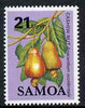 Samoa 1983-84 Cashew Nut 21s unmounted mint from Fruits definitive set, SG 657