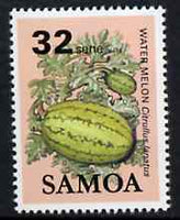 Samoa 1983-84 Water Melon 32s from Fruits definitive set, SG 659