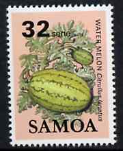 Samoa 1983-84 Water Melon 32s from Fruits definitive set, SG 659