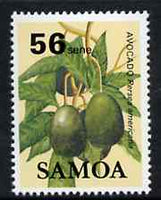 Samoa 1983-84 Avocado 56s unmounted mint from Fruits definitive set, SG 661