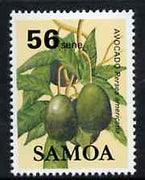 Samoa 1983-84 Avocado 56s unmounted mint from Fruits definitive set, SG 661