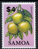 Samoa 1983-84 Grapefruit $4 unmounted mint from Fruits definitive set, SG 664