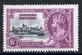 Northern Rhodesia 1935 KG5 Silver Jubilee 6d unmounted mint, SG 21*