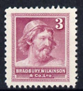 Bradbury Wilkinson 'Ancient Briton' unmounted mint dummy stamp in magenta, superb example of the printer's engraving skill possibly produced as a sample*