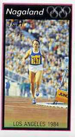 Nagaland 1984 Los Angeles Olympic Games (Running) imperf,souvenir sheet (1ch value) unmounted mint